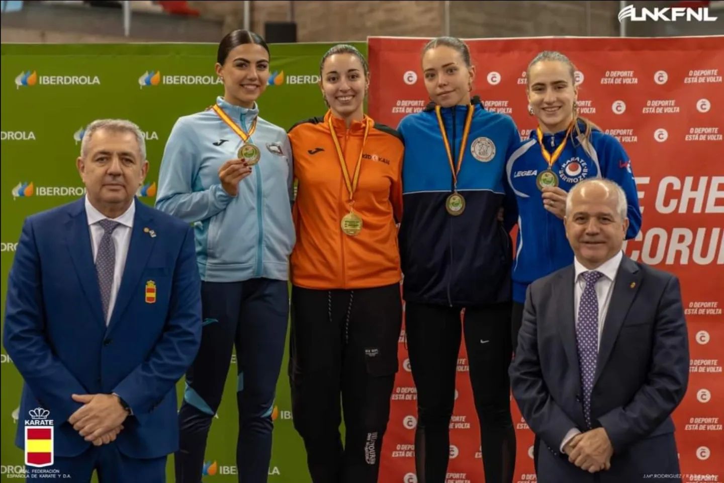 Gran actuación navarra en la Final de la Liga Nacional de Kárate 2022, celebrada en A Coruña